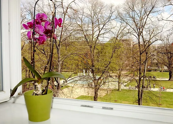 Apartma V Srdci Podebrad Lägenhet *